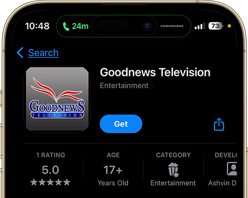 GoodNew TV Mobile App